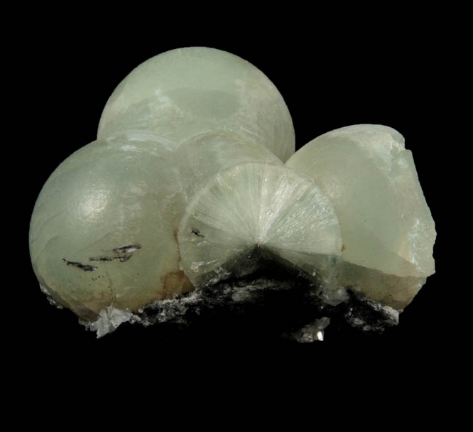 Wavellite from Laharran Quarry, Minane Bridge, County Cork, Ireland