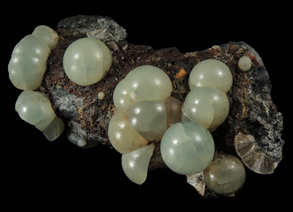 Wavellite from Laharran Quarry, Minane Bridge, County Cork, Ireland
