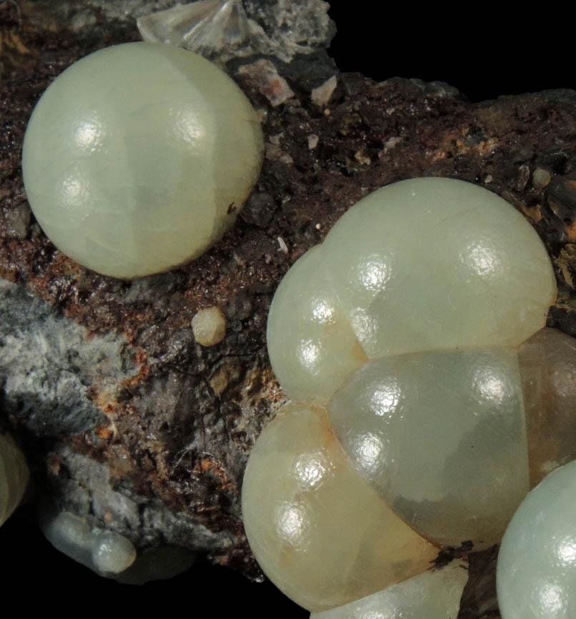 Wavellite from Laharran Quarry, Minane Bridge, County Cork, Ireland