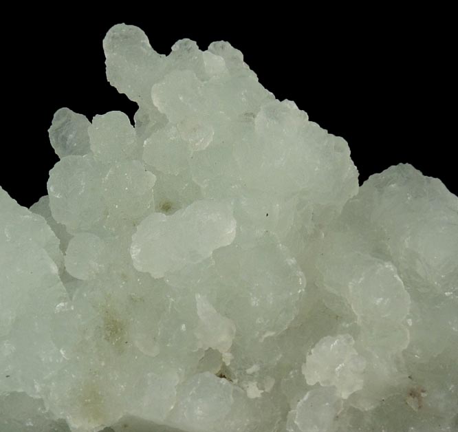 Prehnite (stalactitic habit) from Sgurr nan Cearcall, Isle of Skye, Eilean  Cho, Scotland