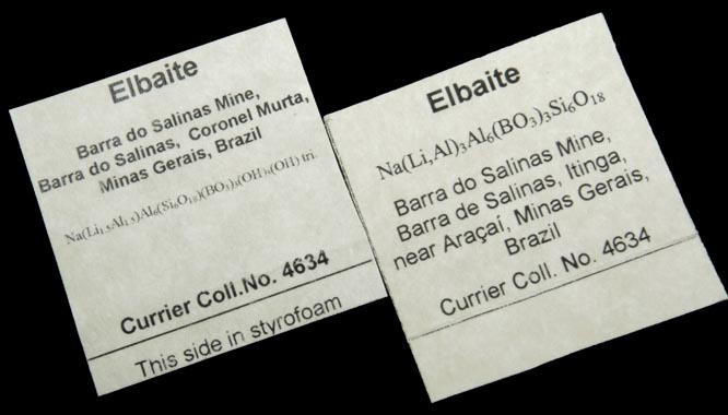 Elbaite Tourmaline from Barra do Salinas, Coronel Murta, Minas Gerais, Brazil