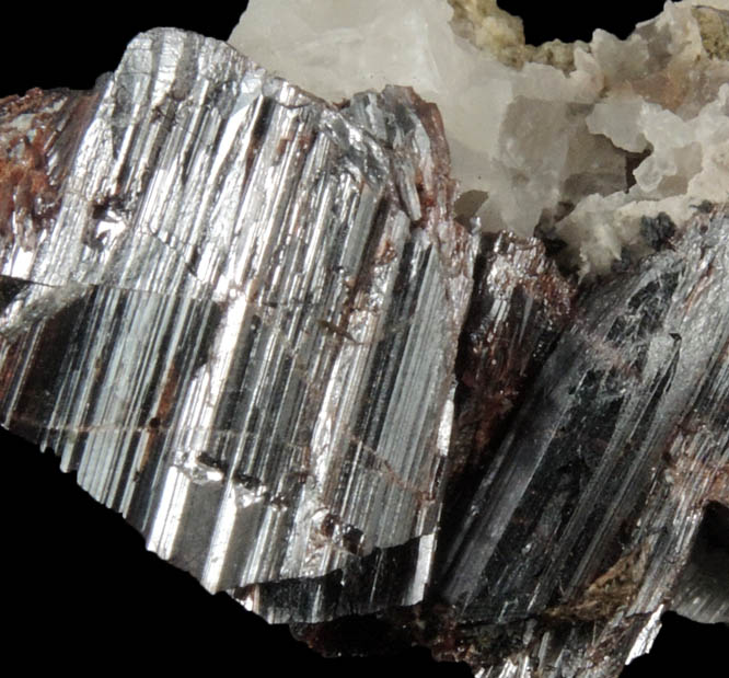 Rutile from Ted Pocket, west shore of Lochan-na-Lairige, 32 km WNW of Perth, Perthshire, Scotland