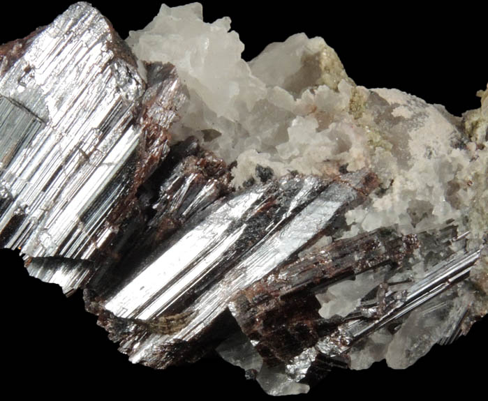 Rutile from Ted Pocket, west shore of Lochan-na-Lairige, 32 km WNW of Perth, Perthshire, Scotland