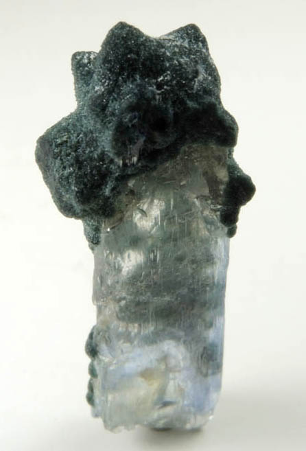 Foitite-Elbaite Tourmaline over Jeremejevite from Ameib Farm, Usakos, NE of Swakopmund, Erongo Region, Namibia