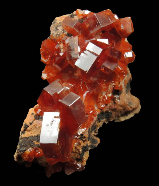 Vanadinite from Mibladen, Haute Moulouya Basin, Zeida-Aouli-Mibladen belt, Midelt Province, Morocco