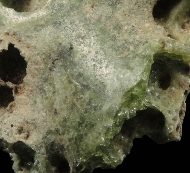 Trinitite (fused sand from atomic bomb test) from Trinity Test Site, near Alamogordo, Otero County, New Mexico