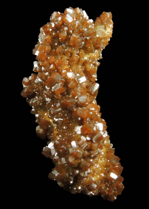 Vanadinite from Ramsey Mine, 22 km ESE of Quartzite, La Paz County, Arizona