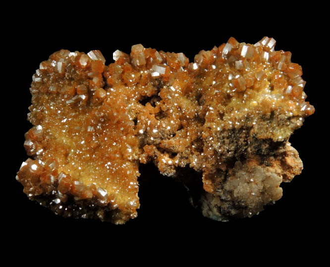 Vanadinite from Ramsey Mine, 22 km ESE of Quartzite, La Paz County, Arizona