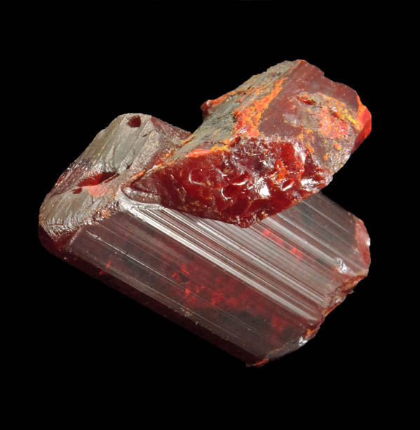 Realgar from Shimen Mine, Hunan, China