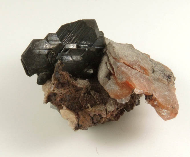 Chalcocite (V-twinned crystals) from Redruth District, Cornwall, England