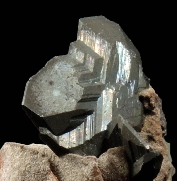 Chalcocite (V-twinned crystals) from Redruth District, Cornwall, England