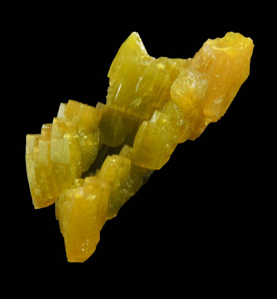 Pyromorphite from Bunker Hill Mine, Coeur d'Alene District, Shoshone County, Idaho