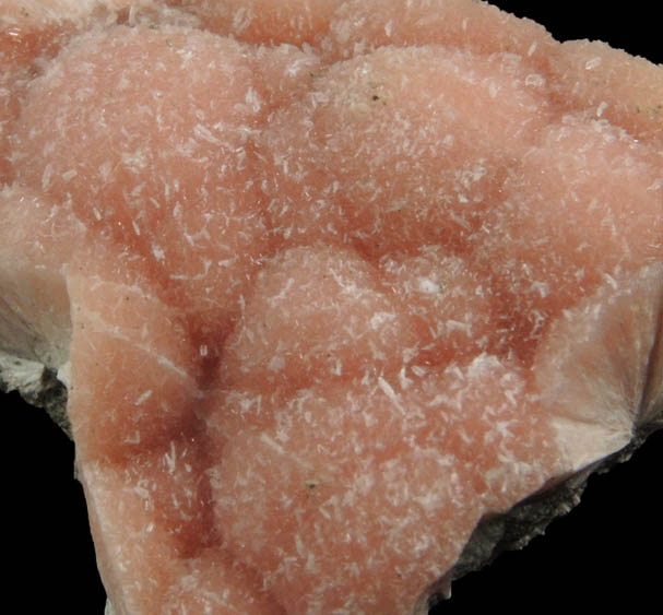 Pectolite (pink) from State Pit, Millington Quarry, Bernards Township, Somerset County, New Jersey