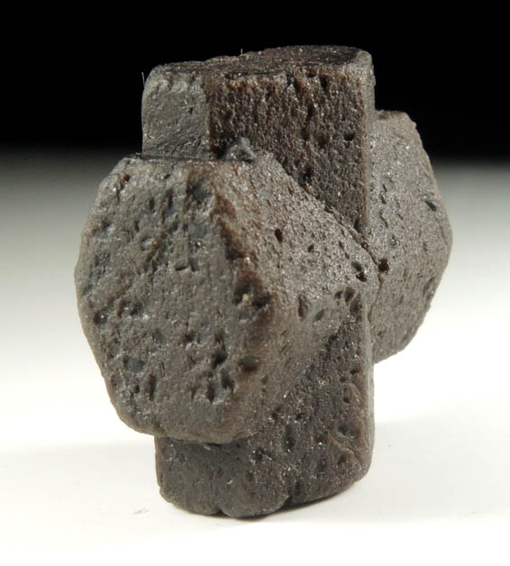 Staurolite (cruciform twin) from Hondo Canyon, Taos County, New Mexico