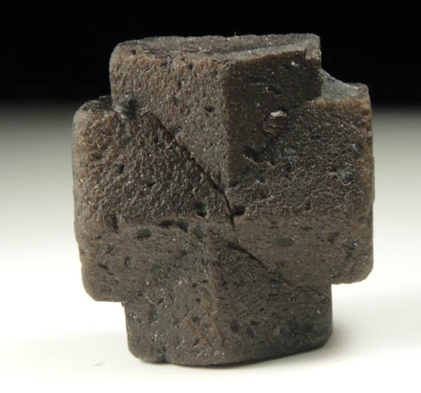 Staurolite (cruciform twin) from Hondo Canyon, Taos County, New Mexico