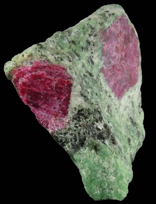 Corundum var. Ruby in Zoisite from Longido, Arusha, Tanzania