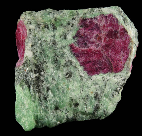 Corundum var. Ruby in Zoisite from Longido, Arusha, Tanzania