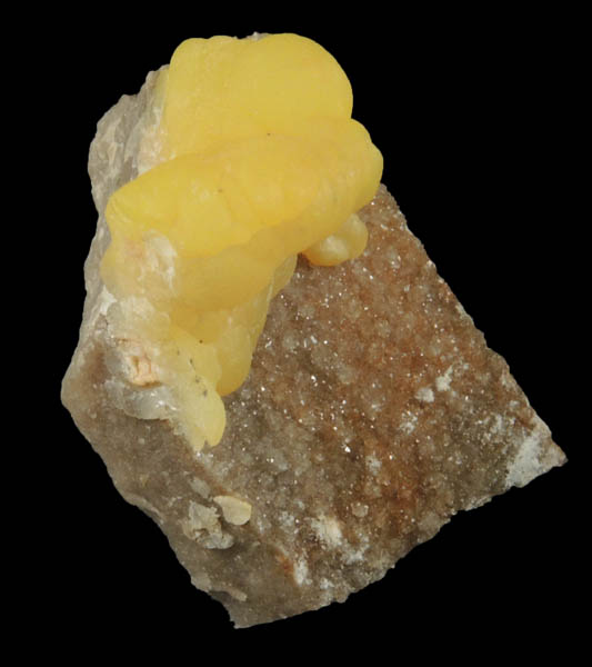 Smithsonite var. Turkey Fat Ore from Monte Cristo Mine, Rush District, Marion County, Arkansas