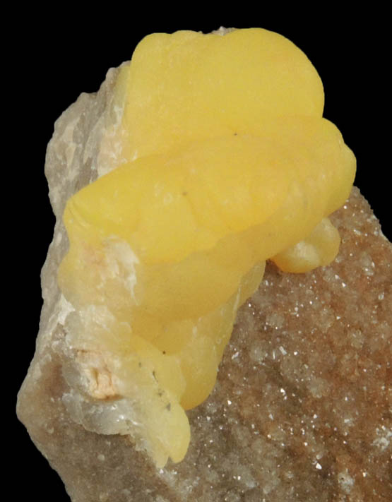 Smithsonite var. Turkey Fat Ore from Monte Cristo Mine, Rush District, Marion County, Arkansas