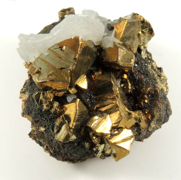 Chalcopyrite and Calcite over Sphalerite from Hunan, China