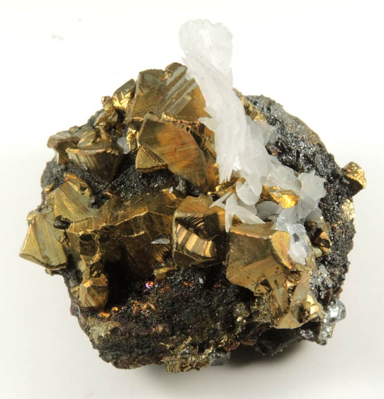 Chalcopyrite and Calcite over Sphalerite from Hunan, China