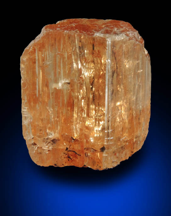 Topaz var. Imperial Topaz from Ouro Preto, Minas Gerais, Brazil