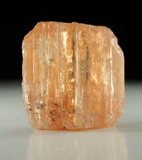 Topaz var. Imperial Topaz from Ouro Preto, Minas Gerais, Brazil