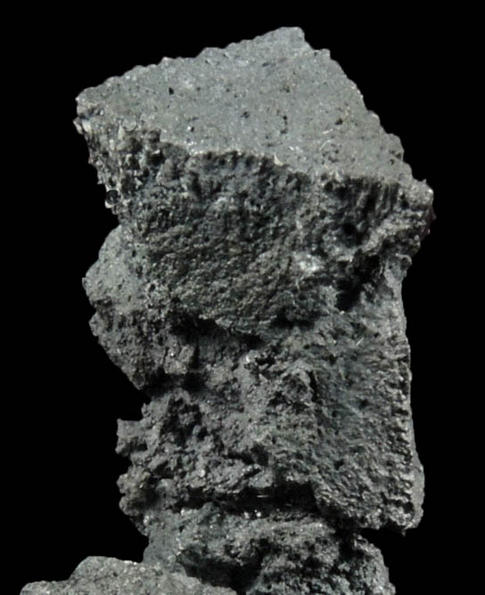 Acanthite from Mine d'Imider, 6.2 km ESE of Imiter, Tinghir Province, Dra-Tafilalet, Morocco