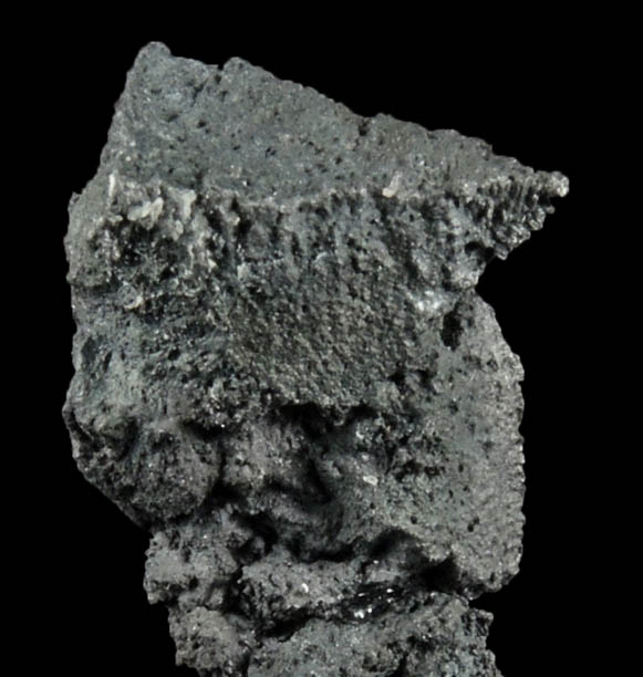 Acanthite from Mine d'Imider, 6.2 km ESE of Imiter, Tinghir Province, Dra-Tafilalet, Morocco