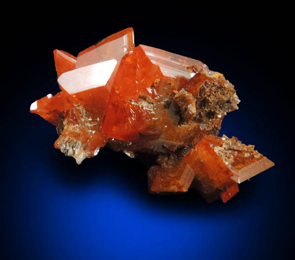 Wulfenite from Red Cloud Mine, Silver District, La Paz County, Arizona