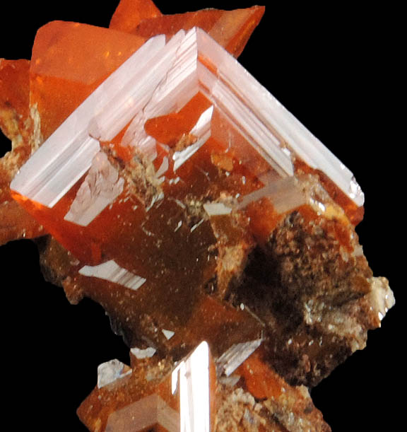 Wulfenite from Red Cloud Mine, Silver District, La Paz County, Arizona