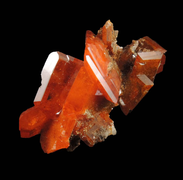 Wulfenite from Red Cloud Mine, Silver District, La Paz County, Arizona