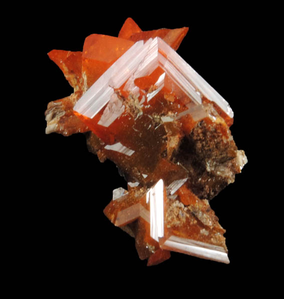 Wulfenite from Red Cloud Mine, Silver District, La Paz County, Arizona