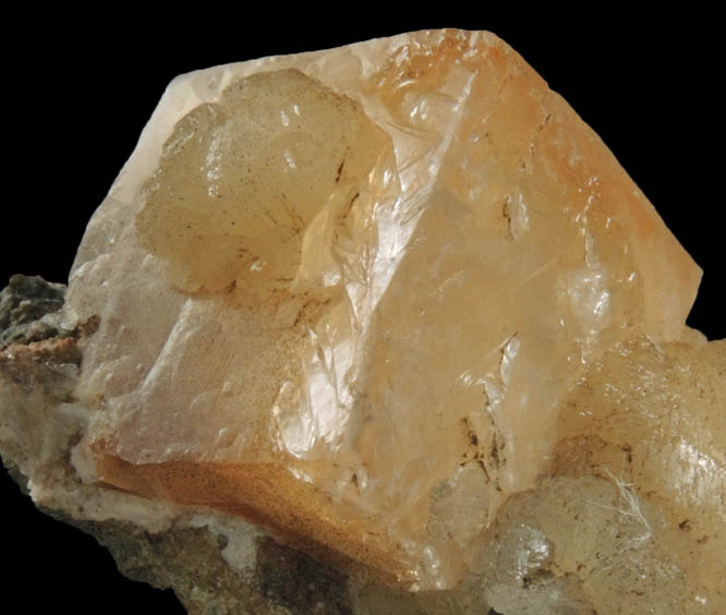 Calcite and Stilbite from Chimney Rock Quarry, Bound Brook, Somerset County, New Jersey