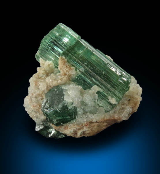 Elbaite Tourmaline from Havey Quarry, Poland, Androscoggin County, Maine