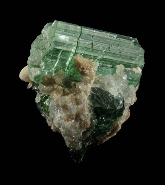 Elbaite Tourmaline from Havey Quarry, Poland, Androscoggin County, Maine