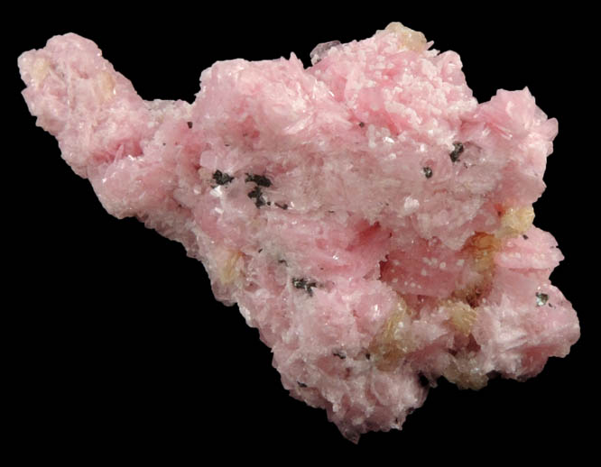 Rhodonite with minor Axinite-(Mn) from Pachapaqui District, Bolognesi Province, Ancash Department, Peru