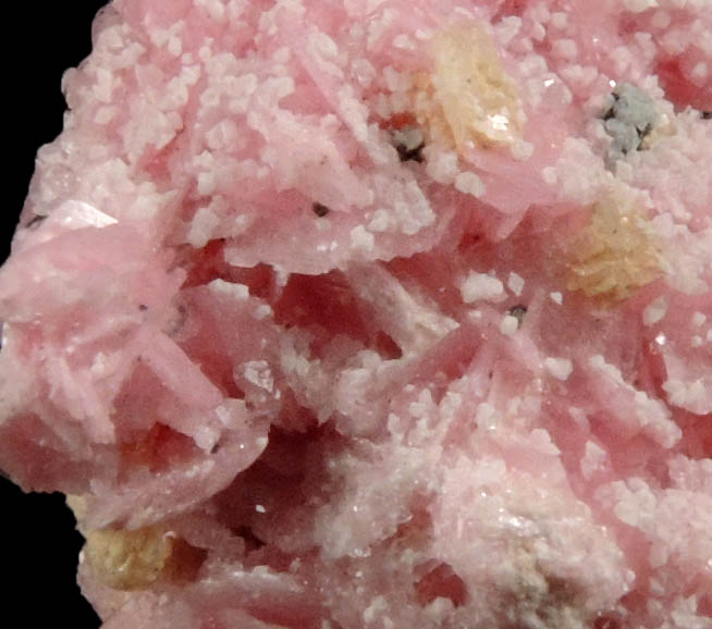 Rhodonite with minor Axinite-(Mn) from Pachapaqui District, Bolognesi Province, Ancash Department, Peru