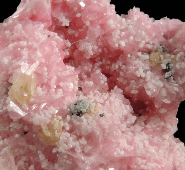 Rhodonite with minor Axinite-(Mn) from Pachapaqui District, Bolognesi Province, Ancash Department, Peru