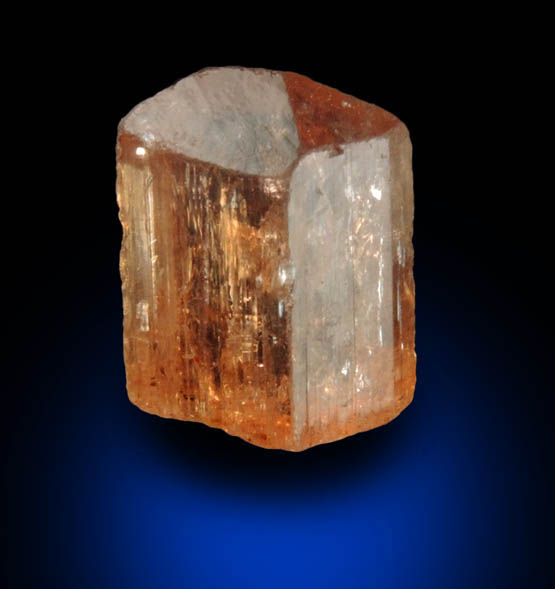 Topaz var. Imperial Topaz from Ouro Preto, Minas Gerais, Brazil