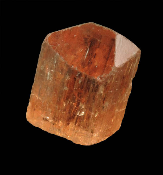 Topaz var. Imperial Topaz from Ouro Preto, Minas Gerais, Brazil