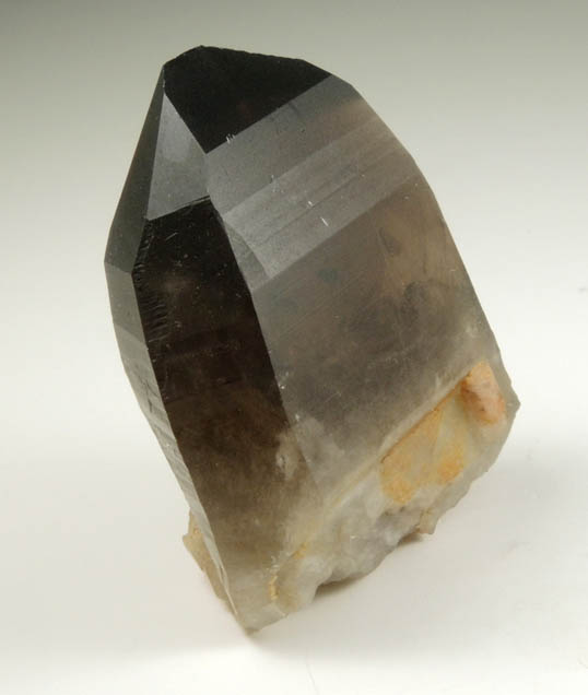 Quartz var. Smoky Quartz (with rare crystal faces) from Lake George District, Park County, Colorado