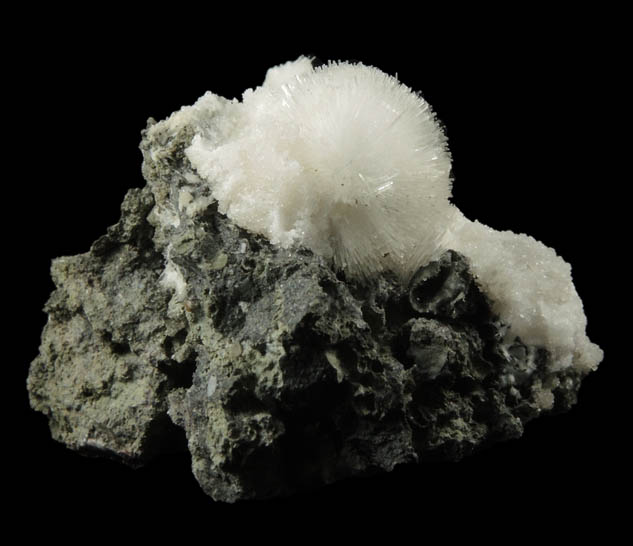 Natrolite over Apophyllite from Millington Quarry, Bernards Township, Somerset County, New Jersey