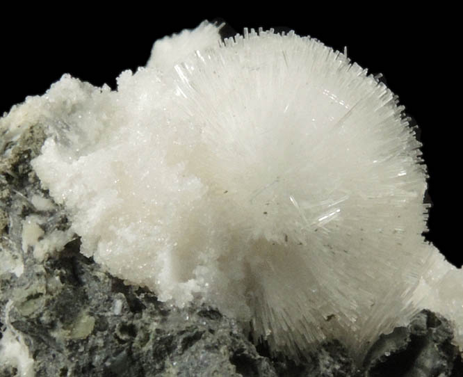 Natrolite over Apophyllite from Millington Quarry, Bernards Township, Somerset County, New Jersey