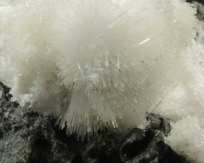 Natrolite over Apophyllite from Millington Quarry, Bernards Township, Somerset County, New Jersey