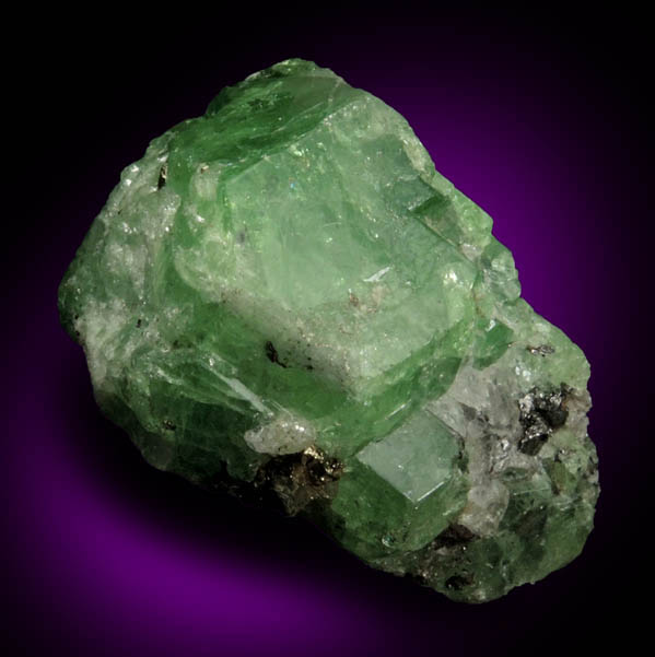 Grossular var. Tsavorite Garnet from Merelani Hills, near Arusha, Tanzania