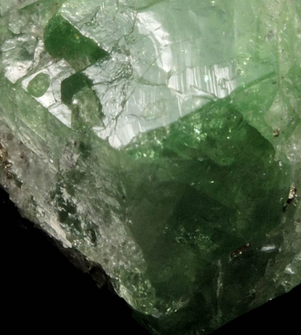 Grossular var. Tsavorite Garnet from Merelani Hills, near Arusha, Tanzania
