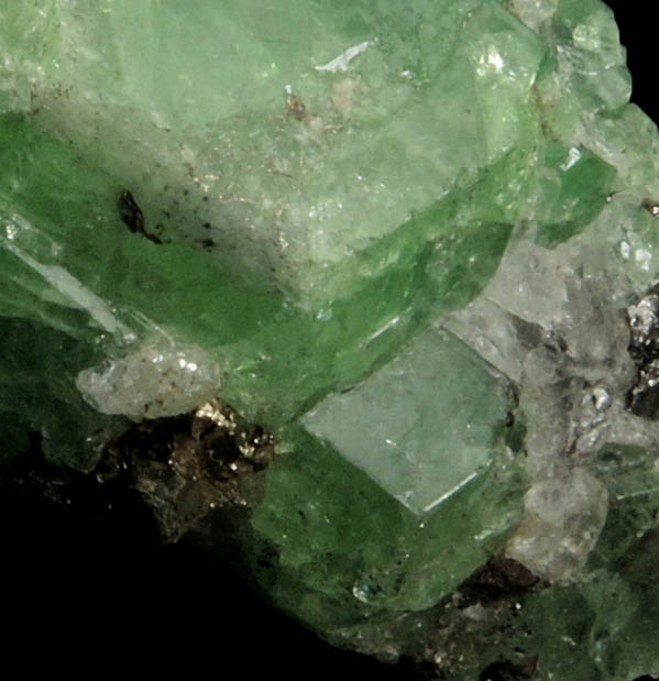 Grossular var. Tsavorite Garnet from Merelani Hills, near Arusha, Tanzania