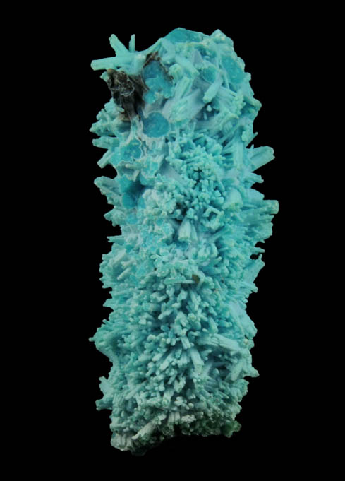 Chrysocolla over Malachite pseudomorph after Azurite from Luputo Mine, Lubumbashi, Katanga Copperbelt, Haut-Katanga Province, Democratic Republic of the Congo