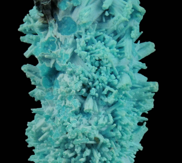 Chrysocolla over Malachite pseudomorph after Azurite from Luputo Mine, Lubumbashi, Katanga Copperbelt, Haut-Katanga Province, Democratic Republic of the Congo